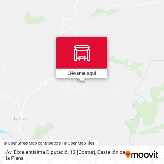 Mapa Av. Excelentísima Diputació, 12 [Costur]