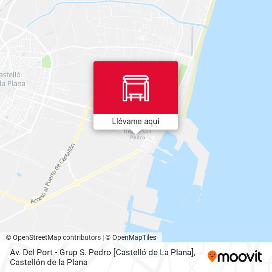Mapa Av. Del Port - Grup S. Pedro [Castelló de La Plana]