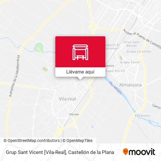 Mapa Grup Sant Vicent [Vila-Real]