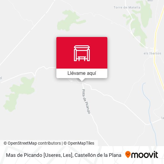 Mapa Mas de Picando [Useres, Les]