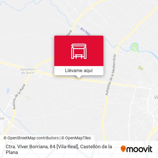 Mapa Ctra. Viver Borriana, 84 [Vila-Real]