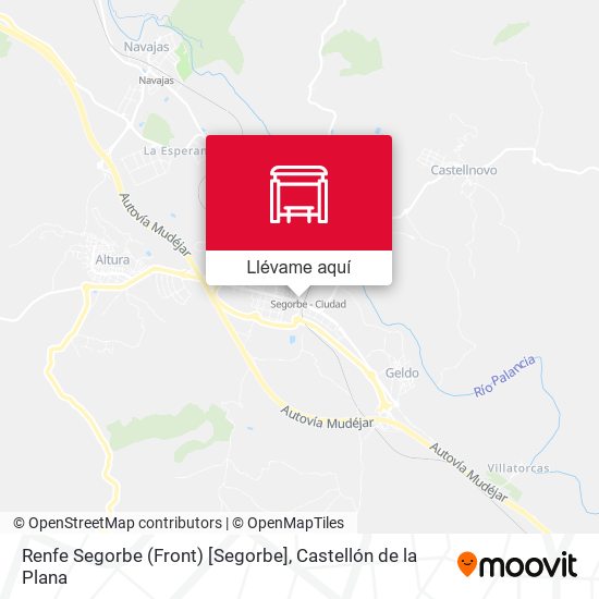 Mapa Renfe Segorbe (Front) [Segorbe]