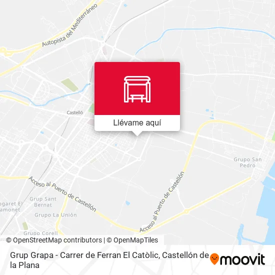 Mapa Grup Grapa - Carrer de Ferran El Catòlic