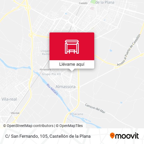 Mapa C/ San Fernando, 105
