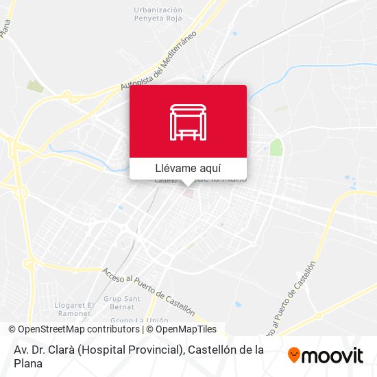 Mapa Av. Dr. Clarà (Hospital Provincial)