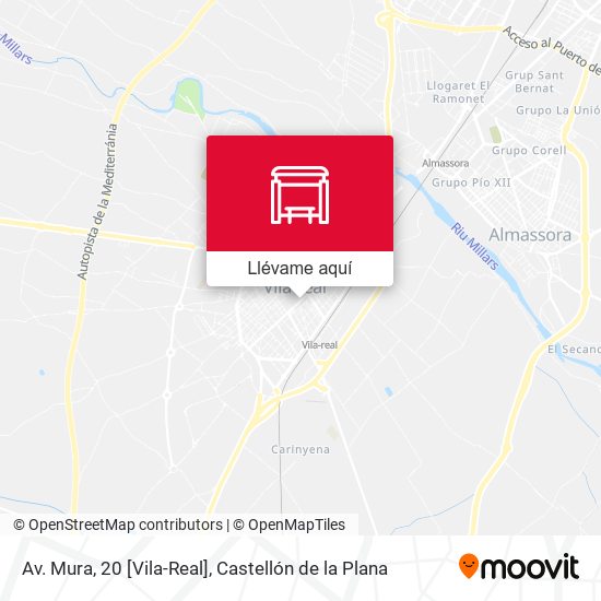 Mapa Av. Mura, 20 [Vila-Real]