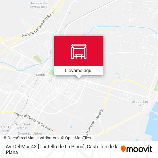 Mapa Av. Del Mar 43 [Castelló de La Plana]