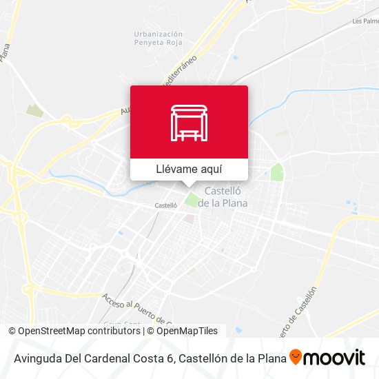 Mapa Avinguda Del Cardenal Costa 6