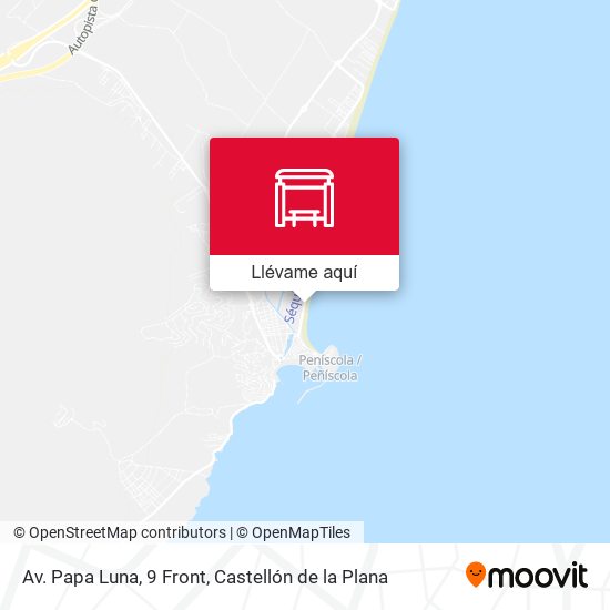 Mapa Av. Papa Luna, 9 Front