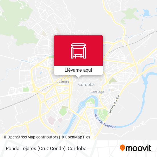 Mapa Ronda Tejares (Cruz Conde)