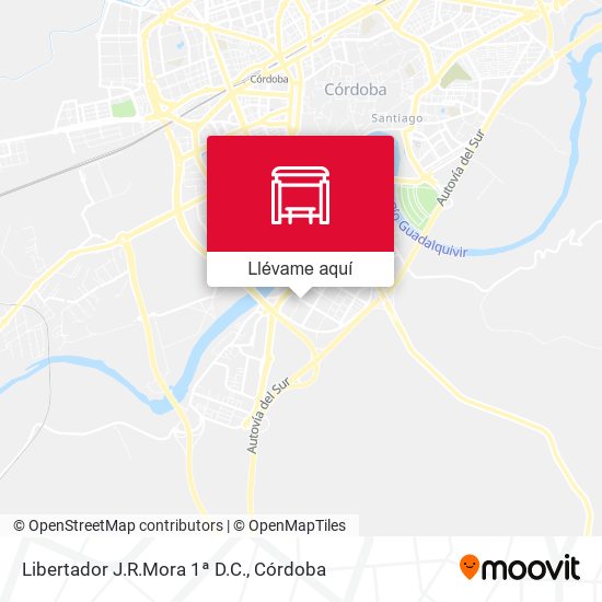 Mapa Libertador J.R.Mora 1ª D.C.