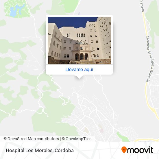 Mapa Hospital Los Morales