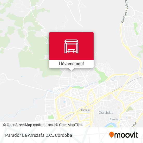 Mapa Parador La Arruzafa D.C.
