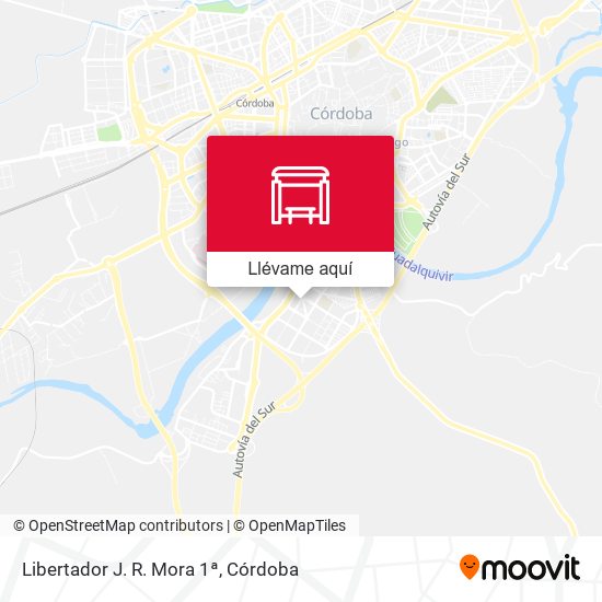 Mapa Libertador J. R. Mora 1ª