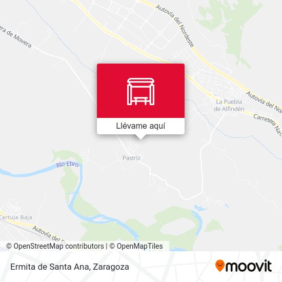 Mapa Ermita de Santa Ana