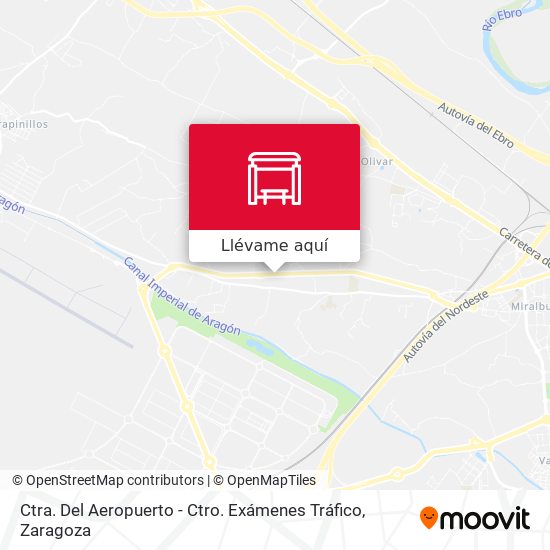 Mapa Ctra. Del Aeropuerto - Ctro. Exámenes Tráfico