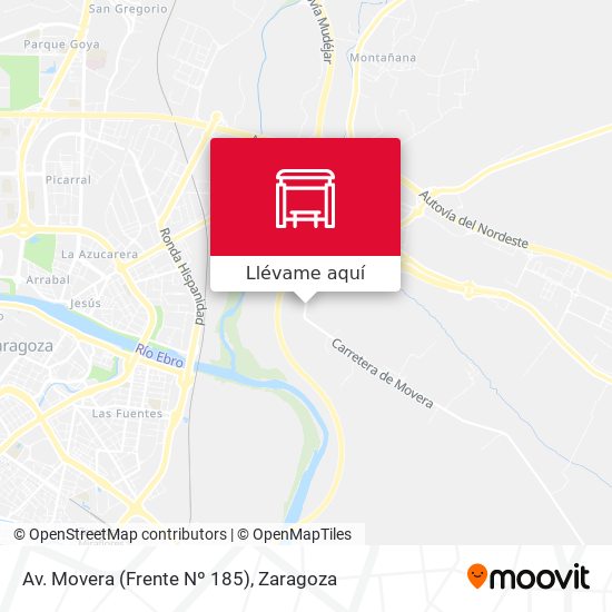 Mapa Av. Movera (Frente Nº 185)