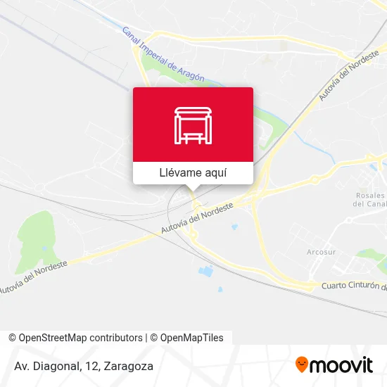 Mapa Av. Diagonal, 12