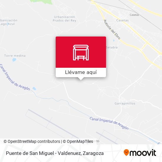 Mapa Puente de San Miguel - Valdenuez