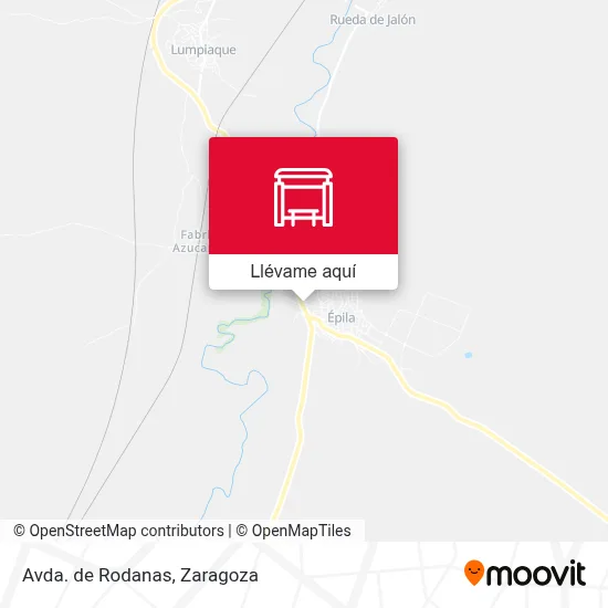Mapa Avda. de Rodanas