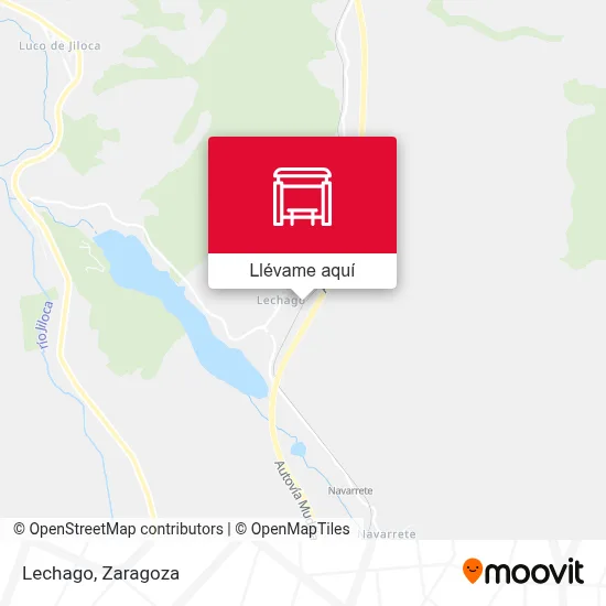 Mapa Lechago