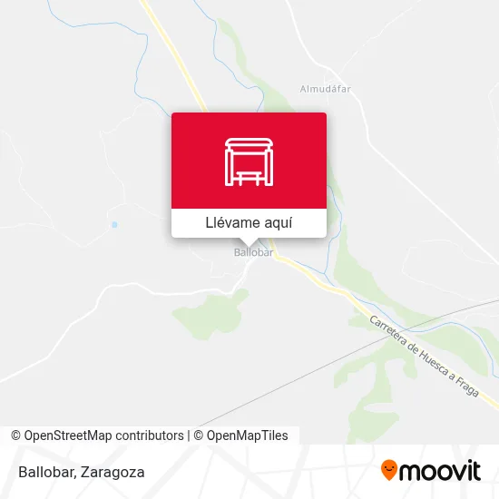 Mapa Ballobar