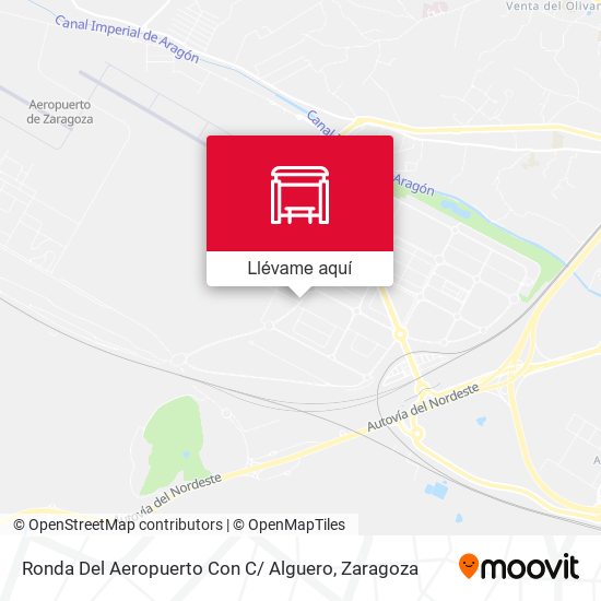 Mapa Ronda Del Aeropuerto Con C/ Alguero