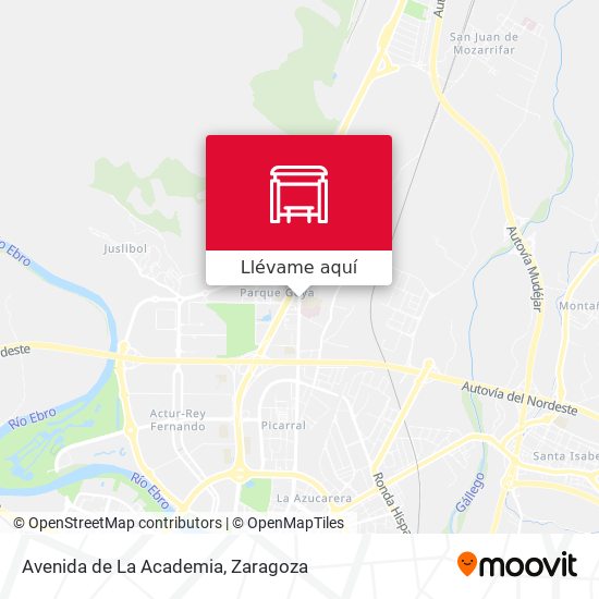 Mapa Avenida de La Academia