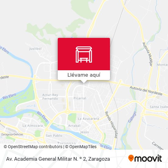 Mapa Av. Academia General Militar N. º 2