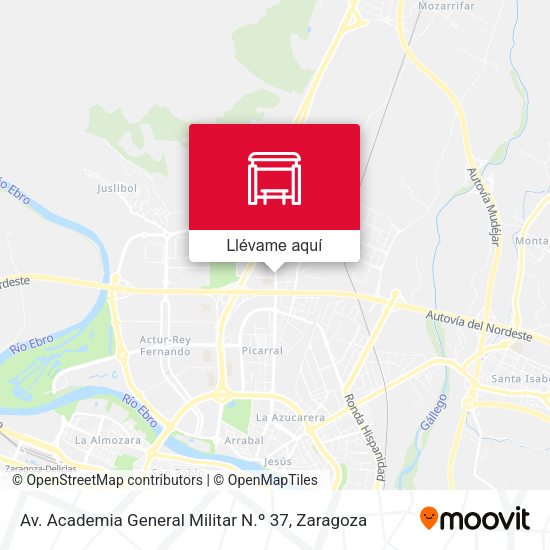 Mapa Av. Academia General Militar N.º 37