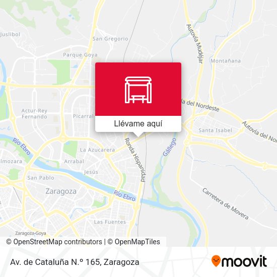 Mapa Av. de Cataluña N.º 165