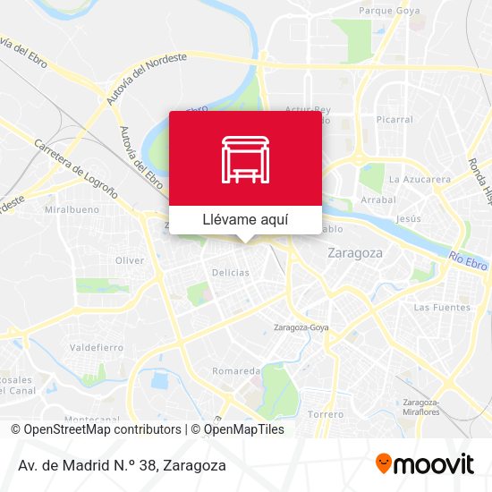 Mapa Av. de Madrid N.º 38