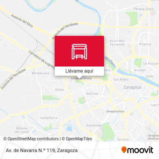 Mapa Av. de Navarra N.º 119