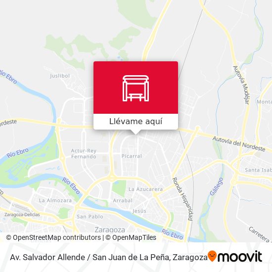 Mapa Av. Salvador Allende / San Juan de La Peña