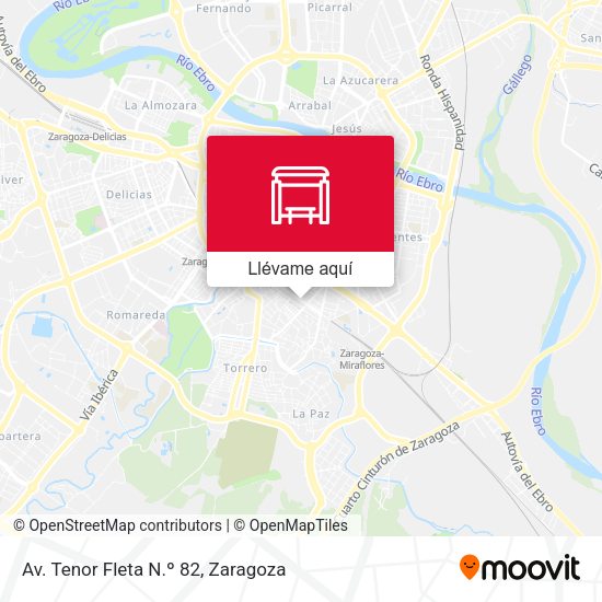 Mapa Av. Tenor Fleta N.º 82