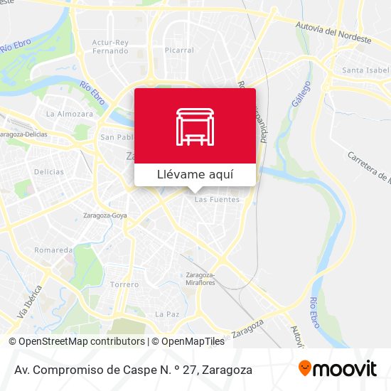 Mapa Av. Compromiso de Caspe N. º 27