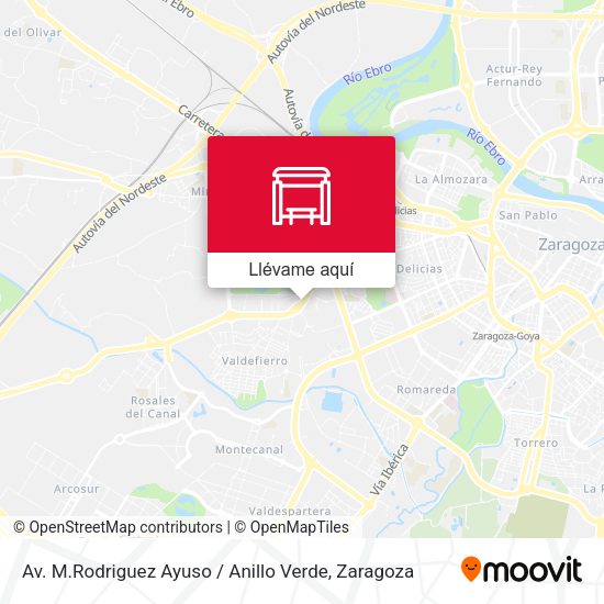 Mapa Av. M.Rodriguez Ayuso / Anillo Verde