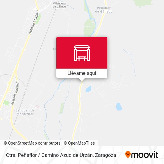 Mapa Ctra. Peñaflor / Camino Azud de Urzán