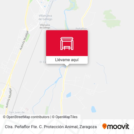 Mapa Ctra. Peñaflor Fte. C. Protección Animal