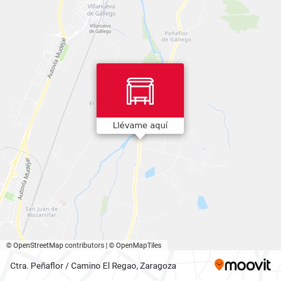 Mapa Ctra. Peñaflor / Camino El Regao