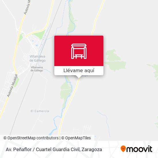 Mapa Av. Peñaflor / Cuartel Guardia Civil