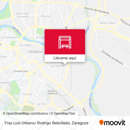 Mapa Fray Luis Urbano/ Rodrigo Rebolledo