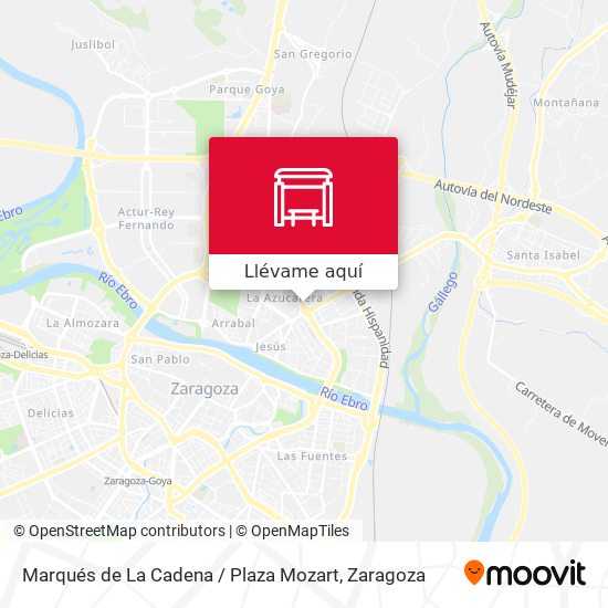 Mapa Marqués de La Cadena / Plaza Mozart