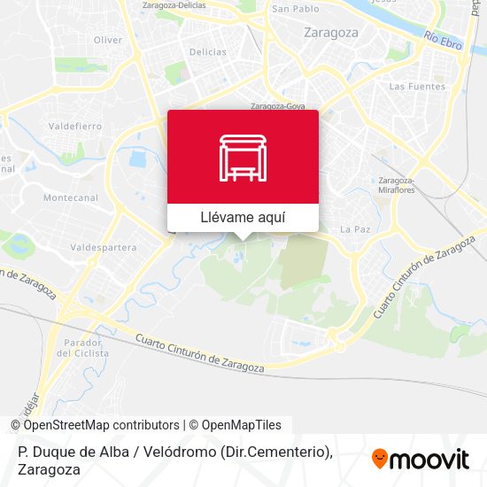 Mapa P. Duque de Alba / Velódromo (Dir.Cementerio)