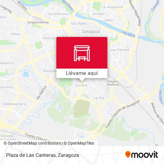 Mapa Plaza de Las Canteras