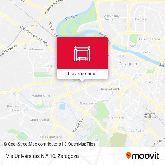 Mapa Vía Univérsitas N.º 10