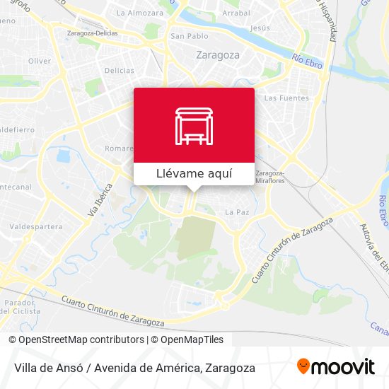 Mapa Villa de Ansó / Avenida de América