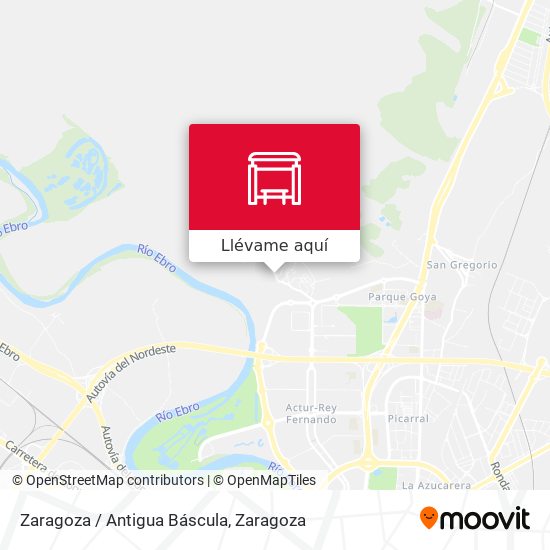 Mapa Zaragoza / Antigua Báscula