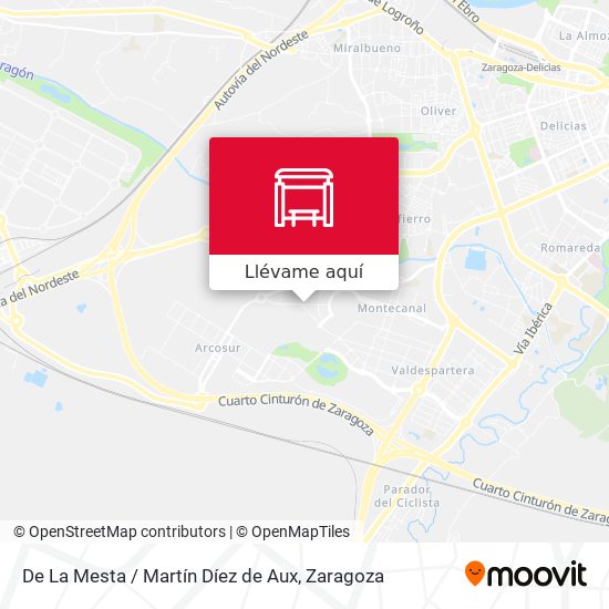 Mapa De La Mesta / Martín Díez de Aux