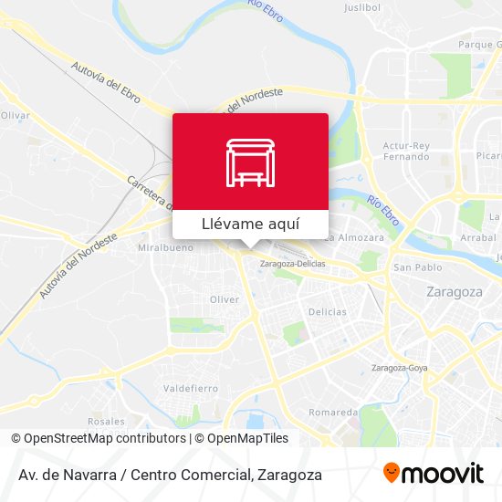 Mapa Av. de Navarra / Centro Comercial